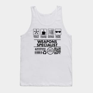 Weapons Specialist Tank Top